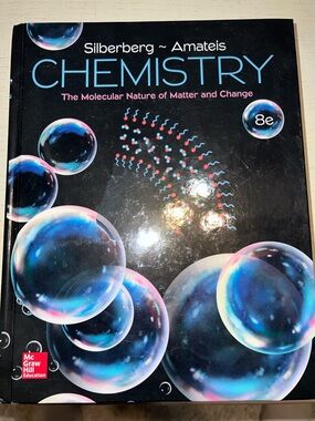 Silberberg & Amateis CHEMISTRY Textbook – Black with Iridescent Bubbles